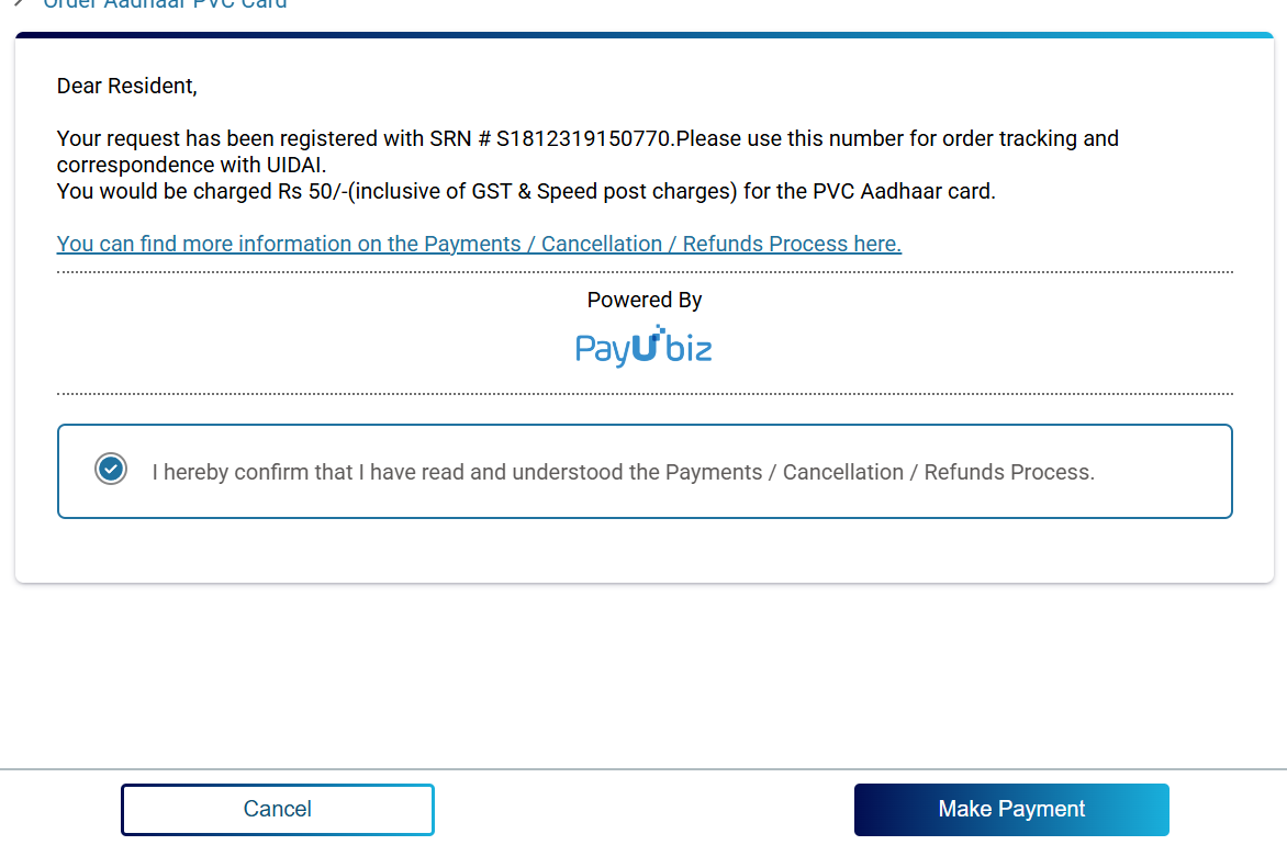 pvc aadhar card online apply
